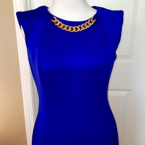 Calvin Klein Sleeveless Sheath Dress Size 4; Like New!
